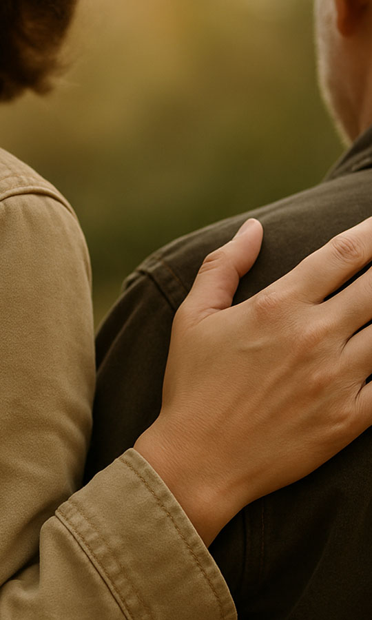 A compassionate professional offering support for health advocacy.